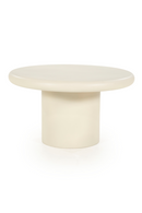 White Round Pedestal Side Table | Eleonora Jade | Dutchfurniture.com