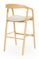 Lacquered Ash Wood Barstool | Eleonora Rayven | Dutchfurniture.com