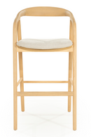 Lacquered Ash Wood Barstool | Eleonora Rayven | Dutchfurniture.com