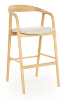 Lacquered Ash Wood Barstool | Eleonora Rayven | Dutchfurniture.com