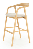 Lacquered Ash Wood Barstool | Eleonora Rayven | Dutchfurniture.com