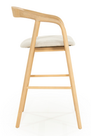 Lacquered Ash Wood Barstool | Eleonora Rayven | Dutchfurniture.com