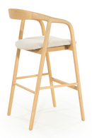 Lacquered Ash Wood Barstool | Eleonora Rayven | Dutchfurniture.com