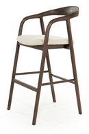Lacquered Ash Wood Barstool | Eleonora Rayven | Dutchfurniture.com