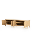 Oak Wood 4-Door TV Cabinet | Eleonora Jake | Dutchfurniture.com