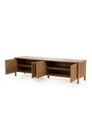 Oak Wood 4-Door TV Cabinet | Eleonora Jake | Dutchfurniture.com