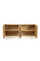 Oak Wood 4-Door Sideboard | Eleonora Jake | Dutchfurniture.com