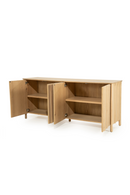 Oak Wood 4-Door Sideboard | Eleonora Jake | Dutchfurniture.com