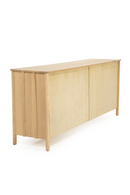 Oak Wood 4-Door Sideboard | Eleonora Jake | Dutchfurniture.com