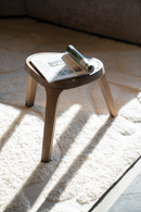 White Marble Triangular Side Table | Eleonora Fred | Dutchfurniture.com