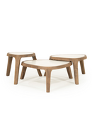White Marble Triangular Side Table | Eleonora Fred | Dutchfurniture.com