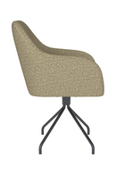 Upholstered Spider Swivel Armchair | DF Otis | Dutchfurniture.com