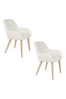 Upholstered Scandinavian Armchairs (2) | DF Loua | Dutchfurniture.com