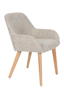 Upholstered Scandinavian Armchairs (2) | DF Loua | Dutchfurniture.com