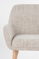 Upholstered Scandinavian Armchairs (2) | DF Loua | Dutchfurniture.com