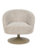 Central Leg Brown Lounge Chair | DF Renate | Dutchfurniture.com