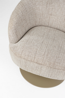Central Leg Brown Lounge Chair | DF Renate | Dutchfurniture.com