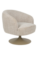 Central Leg Brown Lounge Chair | DF Renate | Dutchfurniture.com