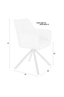Beige Swivel Armchair Set (2) | DF Kodak | Dutchfurniture.com