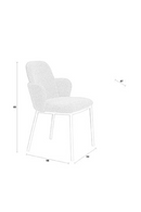 Upholstered Modern Armchair Set (2) | DF Jerrico | Dutchfurniture.com
