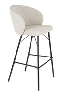 Upholstered Bar Stool Set (2) | DF Joa | Dutchfurniture.com