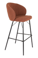 Upholstered Bar Stool Set (2) | DF Joa | Dutchfurniture.com