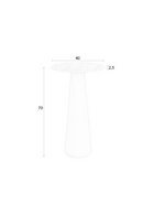 Ceramic Pedestal Side Table | DF Joya | Dutchfurniture.com