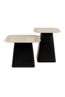 Beige Ceramic Side Table Set (2) | DF Baru | Dutchfurniture.com