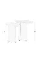 Black Mango Wood Side Tables (2) | DF Bela | Dutchfurniture.com