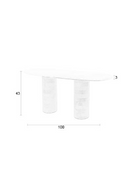 Marble Oval Coffee Table | DF Kouk | Dutchfurniture.com