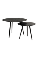 Black Aluminum Side Tables (2) | DF Kourdebour | Dutchfurniture.com