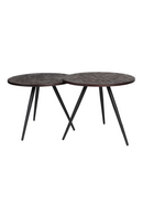 Teak Round Side Table Set (2) | DF Webster | Dutchfurniture.com