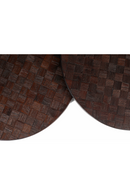 Teak Round Side Table Set (2) | DF Webster | Dutchfurniture.com