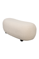 White Curved Hocker | DF Noxx | Dutchfurniture.com