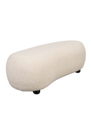 White Curved Hocker | DF Noxx | Dutchfurniture.com