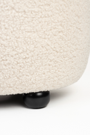 White Curved Hocker | DF Noxx | Dutchfurniture.com