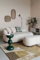 White Curved Hocker | DF Noxx | Dutchfurniture.com