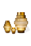 Yellow Tiered Glass Vase | Pols Potten Steps | Dutchfurniture.com