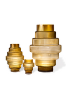 Yellow Tiered Glass Vase | Pols Potten Steps | Dutchfurniture.com