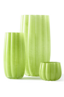 Olive Green Glass Vase | Pols Potten Melon | Dutchfurniture.com