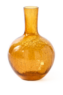 Yellow Crackled Glass Vase | Pols Potten Ball Body | Dutchfurniture.com