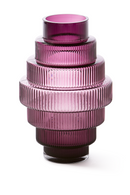 Purple Tiered Glass Vase | Pols Potten Steps | Dutchfurniture.com