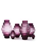 Purple Tiered Glass Vase | Pols Potten Steps | Dutchfurniture.com