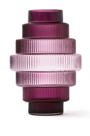Purple Tiered Glass Vase | Pols Potten Steps | Dutchfurniture.com