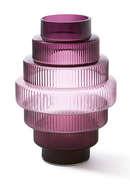 Purple Tiered Glass Vase | Pols Potten Steps | Dutchfurniture.com