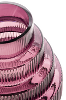 Purple Tiered Glass Vase | Pols Potten Steps | Dutchfurniture.com
