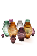 Purple Tiered Glass Vase | Pols Potten Steps | Dutchfurniture.com