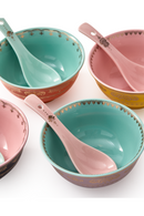 Glazed Porcelain Ramen Bowl Set | Pols Potten Grandpa | Dutchfurniture.com