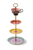 Multi-colored Porcelain High Tea Set | Pols Potten Grandpa | Dutchfurniture.com