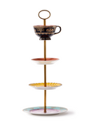 Multi-colored Porcelain High Tea Set | Pols Potten Grandpa | Dutchfurniture.com